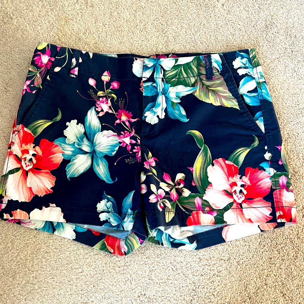 🌷jcp mini short flowers 🆕without tags 🏷️
